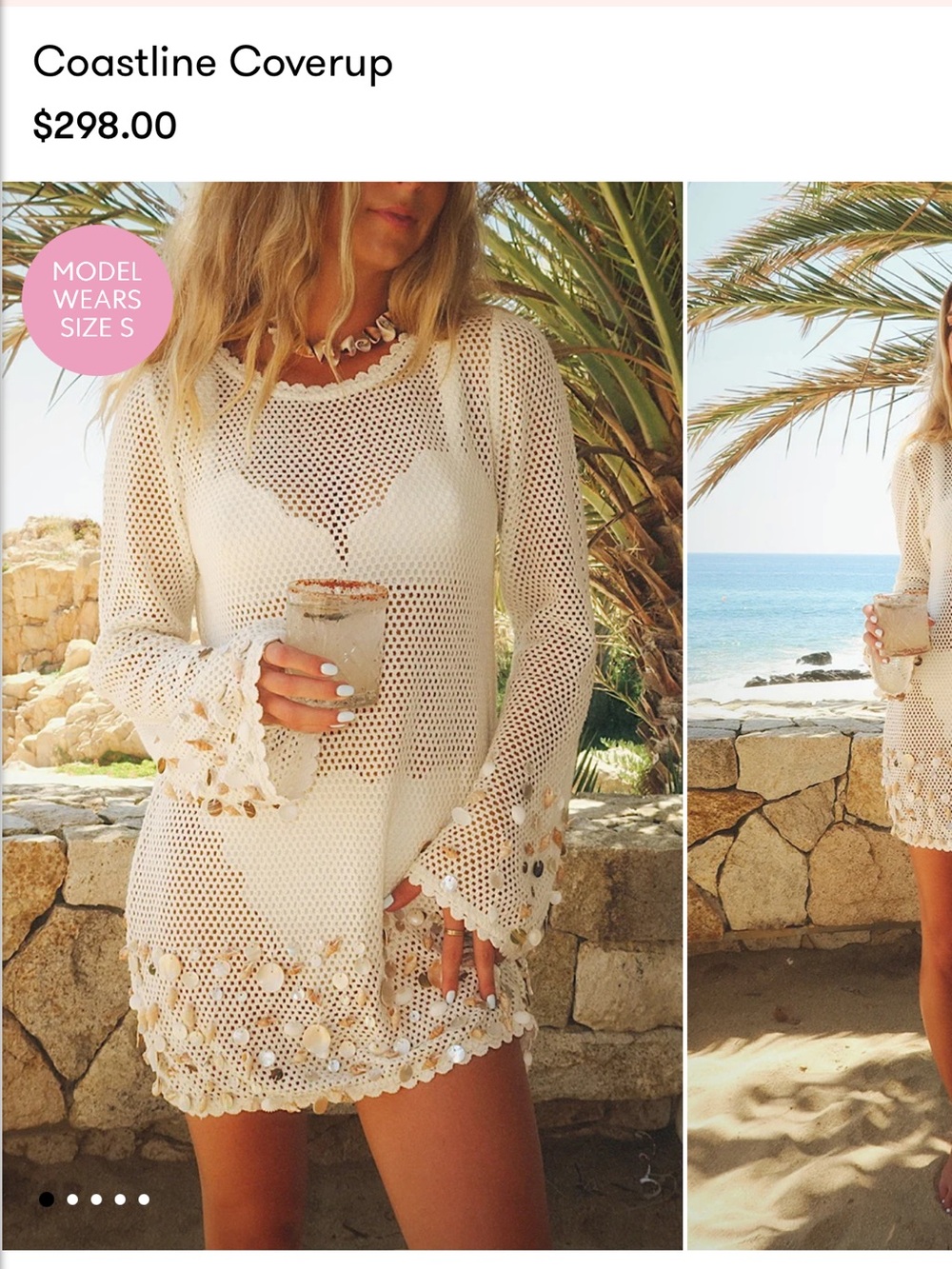 Show me your mumu coastline seashell coverup